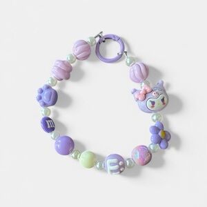Sanrio Pastel Bag Charm Cellphone‎ Charm with Purple and Pink Accents